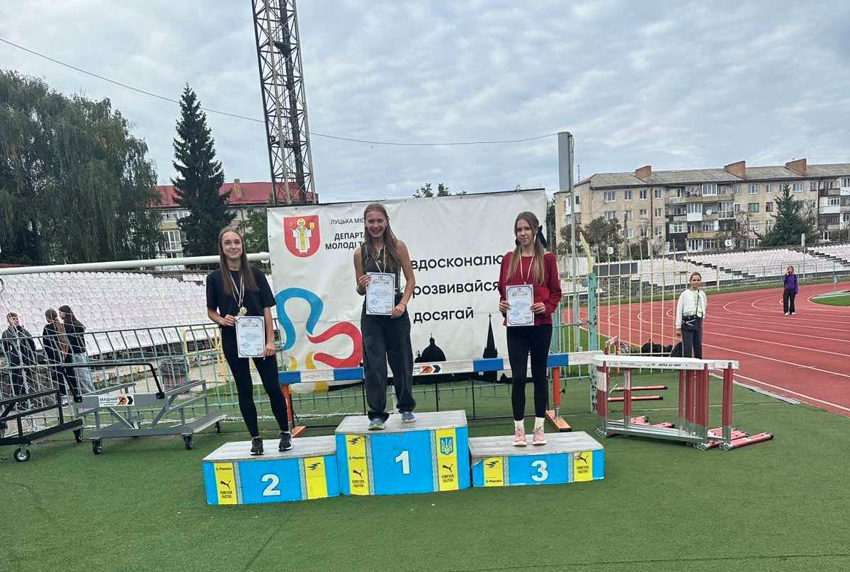 Луцьк: Ковельські легкоатлети здобули 5 бронзових медалей на чемпіонаті